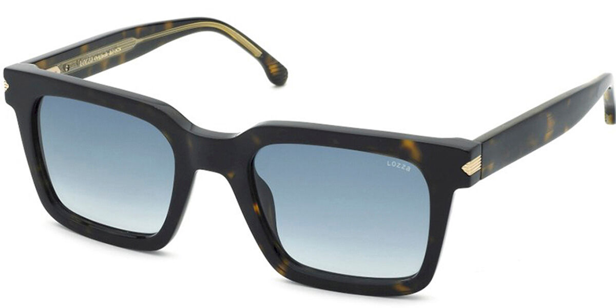 Lozza SL4382 Maratea 3 0722 Square Glossy Dark Tortoise Sunglasses ...